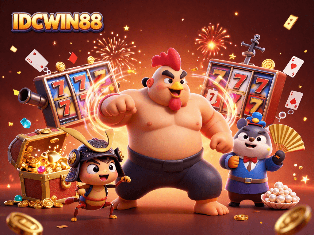 Experience thrilling gameplay with IDCWIN88, featuring dynamic slots and unique character elements.