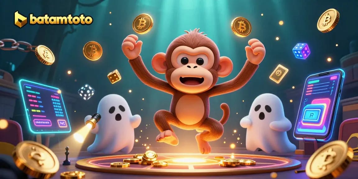 Batamtoto menampilkan hantu poltergeist nakal dan anjing pemburu hantu dalam kasino.