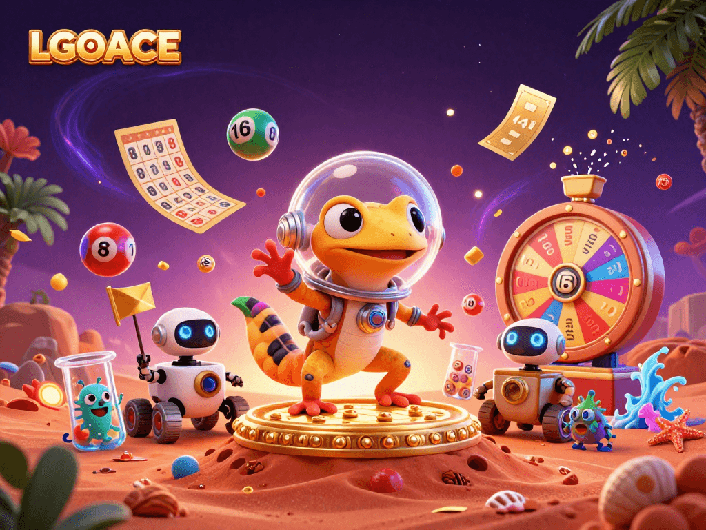 LGOACE takes players on a thrilling journey in a colorful casino adventure among Martians and golden prizes.