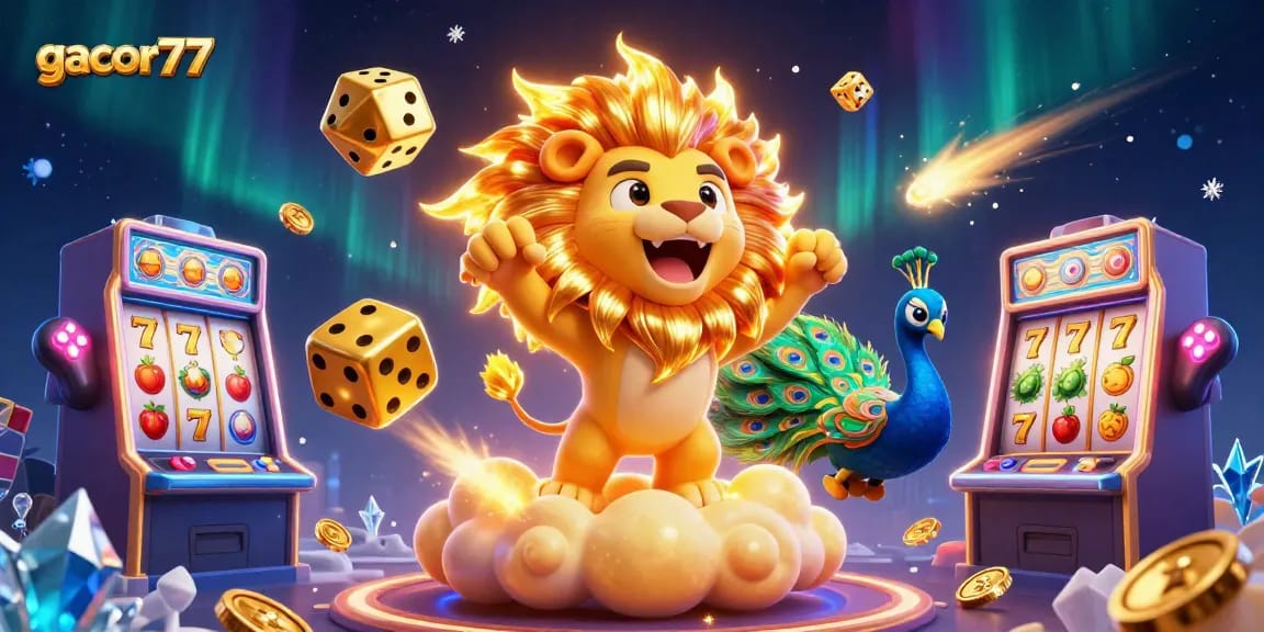 Raih kemenangan di gacor77 dengan ilustrasi 3D berwarna-warni yang luar biasa di dunia kasino.