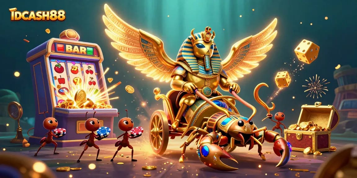 Experience thrilling gameplay with IDCASH88’s vibrant slots, featuring dazzling characters and jackpot winnings.