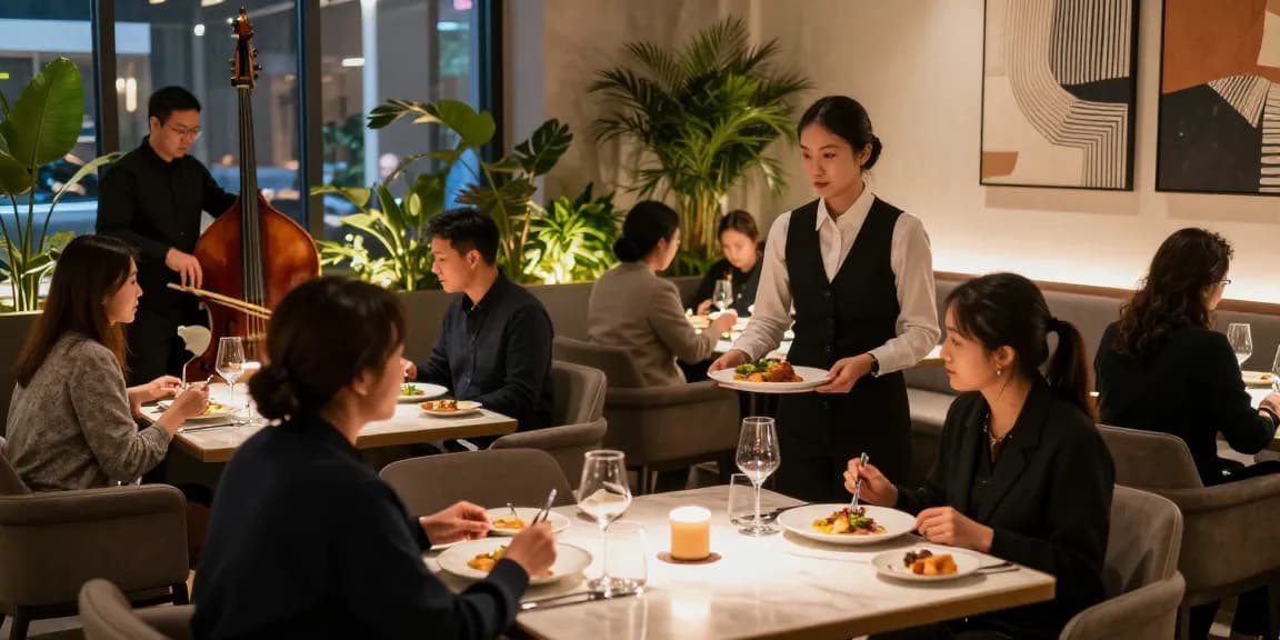 Sydney303 Login at a modern dining experience in TrestleOnTenth with elegant table settings and guests enjoying gourmet dishes.