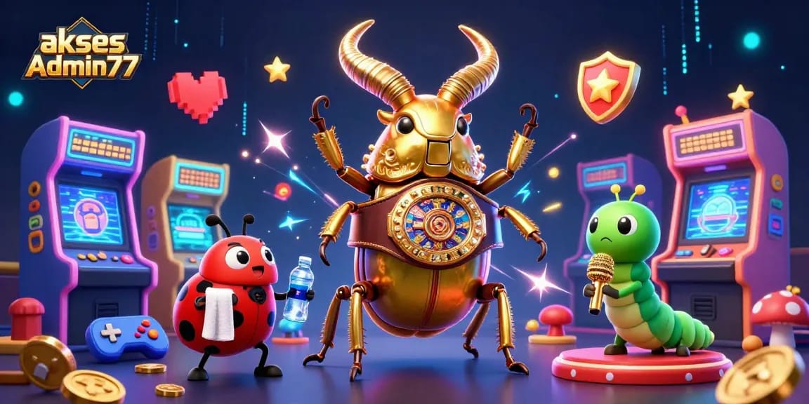 Engage with the exciting experience of akses Admin77 through vibrant casino game visuals and unique characters.