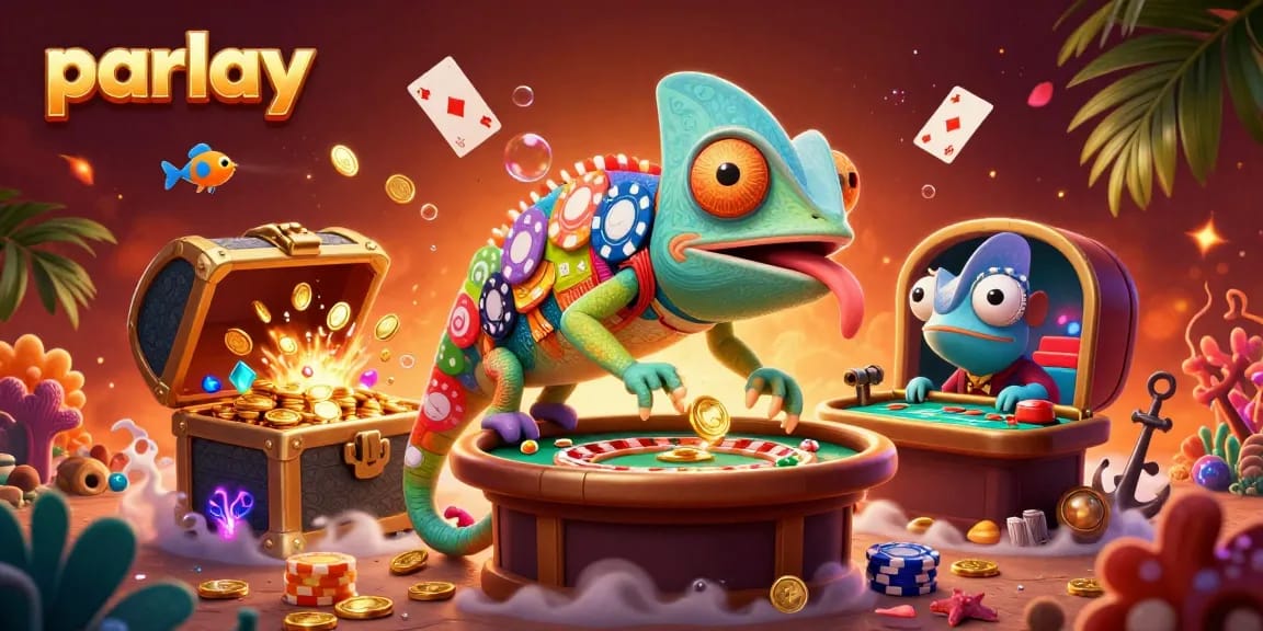 Memenangkan parlay dengan bandar judi online NAGAHITAM303 melalui ilustrasi rapi dengan koin berkilauan.