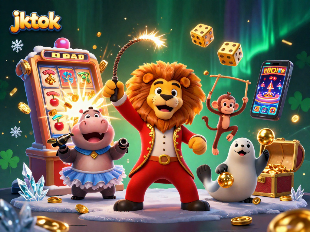 Menangkan jackpot di jktok dengan karakter 3D slot dan permainan kasino yang penuh warna.