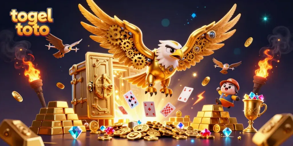Menangkan togel toto dengan info menarik dan mengujakan dalam ilustrasi 3D penuh cahaya.