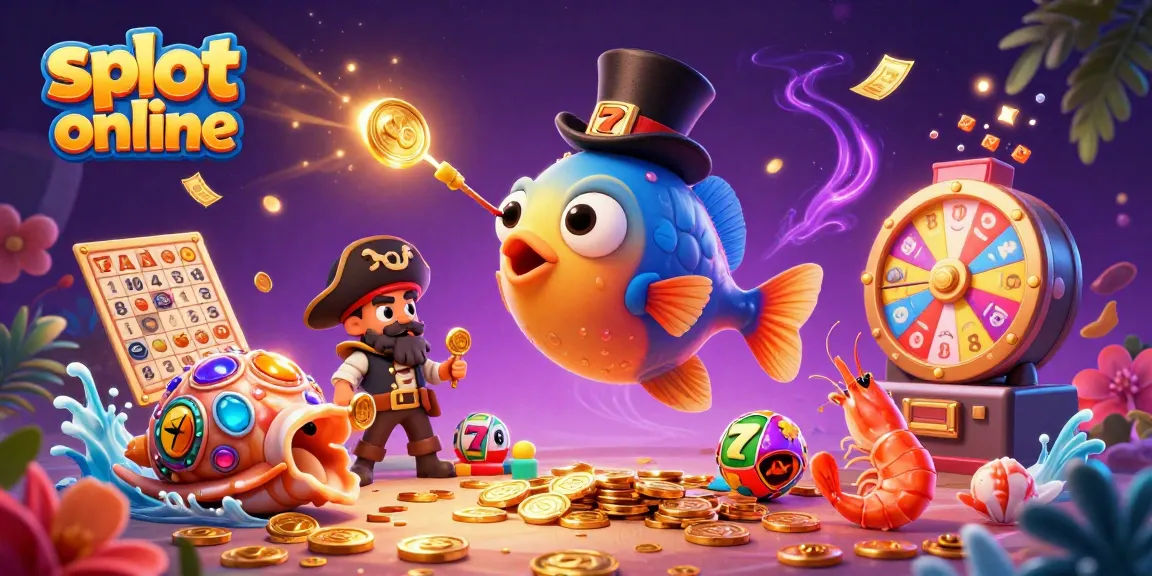 Engage in exciting slot online adventures with vibrant characters and casino elements.