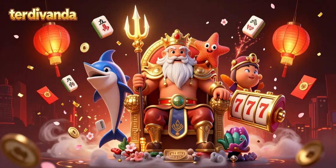 Experience thrilling casino adventures with Neptune and friends at terdivanda's vibrant games atmosphere.