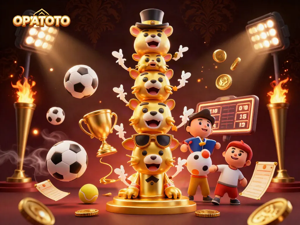 Engage in sports betting excitement with OPPATOTO, featuring dynamic gaming elements and vibrant visuals.