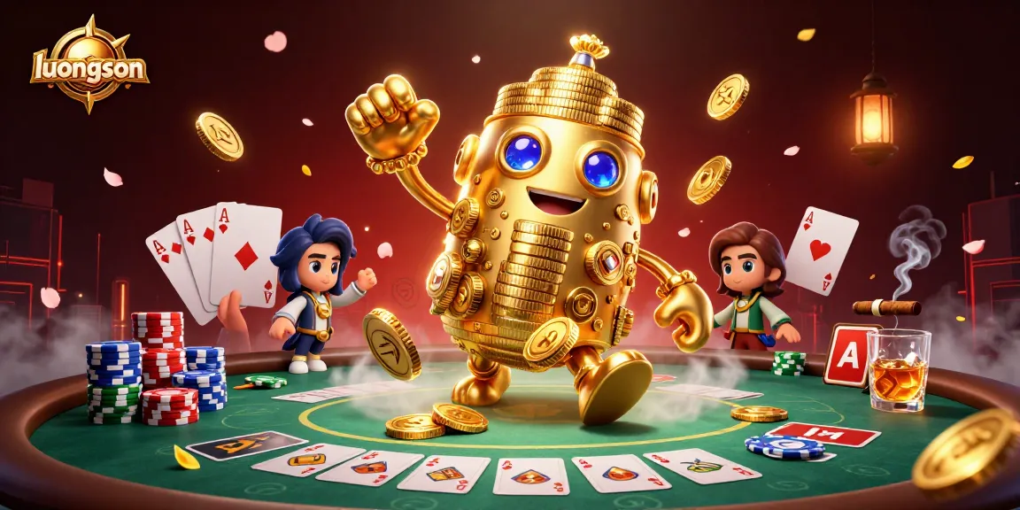 Experience thrilling gambling action with luongson's vibrant casino-themed illustration.