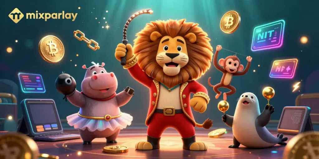 Maksimalkan strategi mixparlay dengan ilustrasi kasino menarik dan penuh energi.