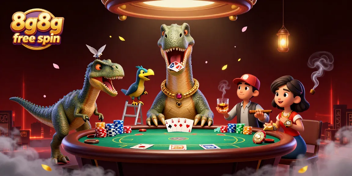 Experience exciting 8g8g free spin games with a vibrant casino atmosphere and dynamic scene.