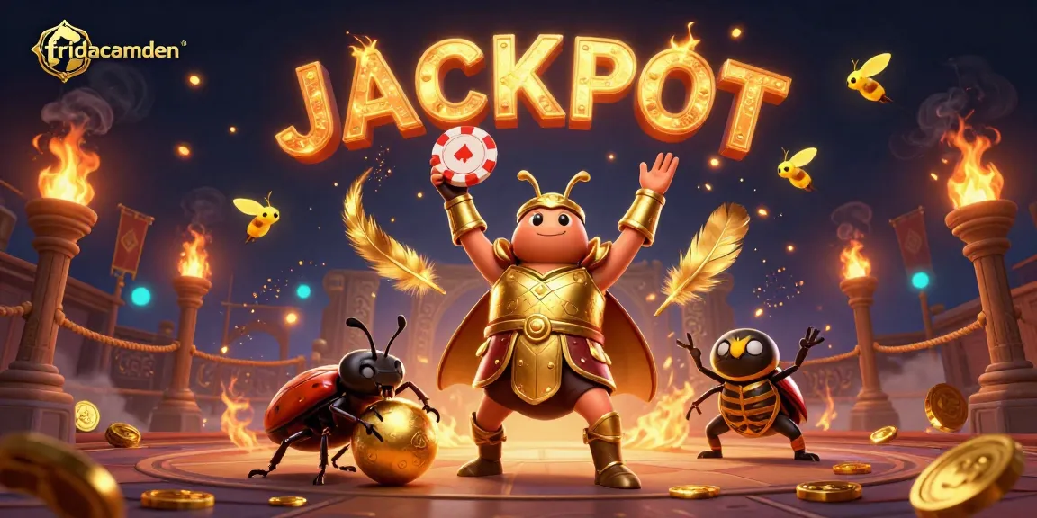 Experience excitement at fridacamden with our heroic characters lifting poker chips and celebrating big wins.