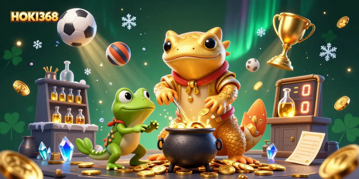 Experience HOKI368 with a vibrant scene of competitive gaming, showcasing strategic sports betting elements.