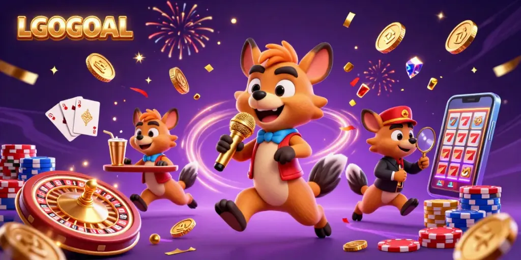 Launch into excitement at LGOGOAL with dynamic casino fun, featuring hyena characters and plenty of winning elements.