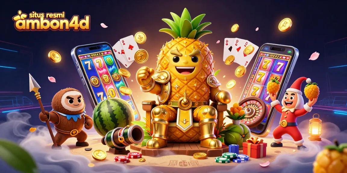 Experience thrilling slots at situs resmi ambon4d with colorful games, jackpot wins, and playful casino characters!