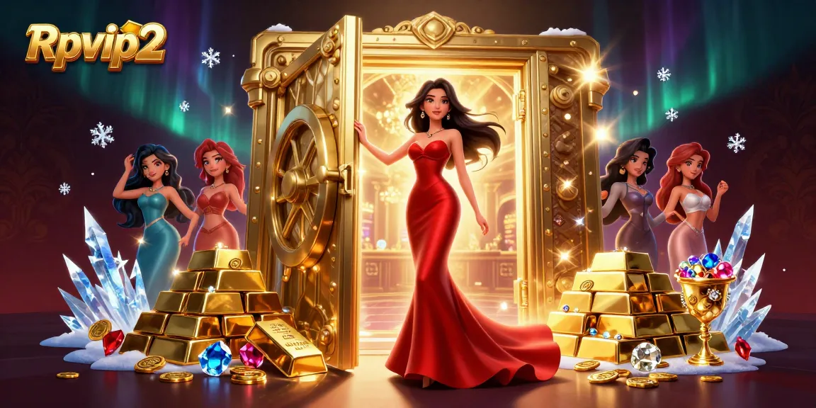 Rasakan kegembiraan Rpvip2 dengan ilustrasi 3D menakjubkan yang menangkap suasana glamor pintu masuk kasino.