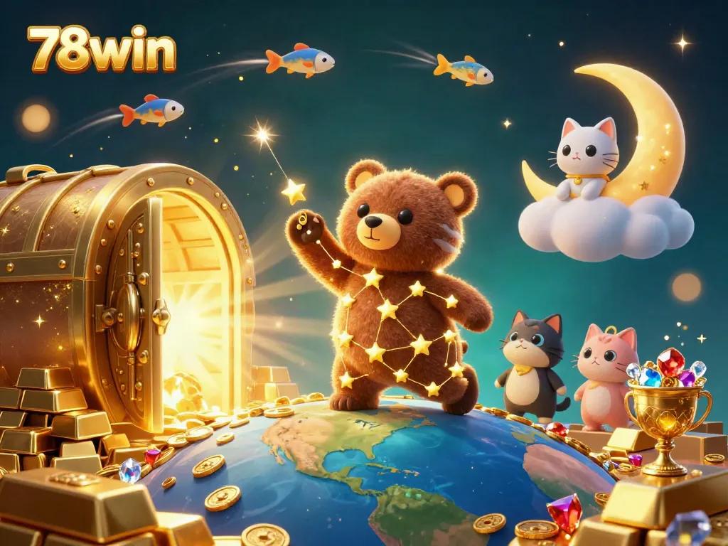 Engage with 78win's thrilling universe where fortune awaits in a magical casino adventure.