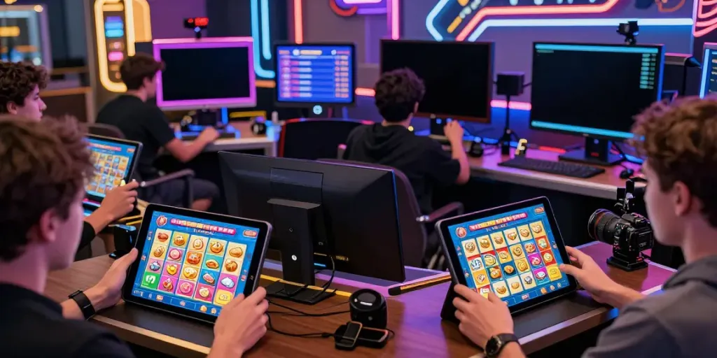 Platform online alexistoto dengan pemain terlibat dalam permainan togel digital.