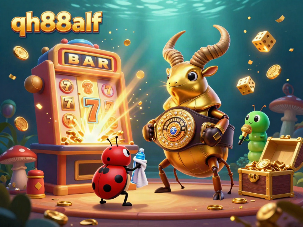 Experience exhilarating jackpots at qh88alf with dynamic casino-themed characters and stunning visual effects.