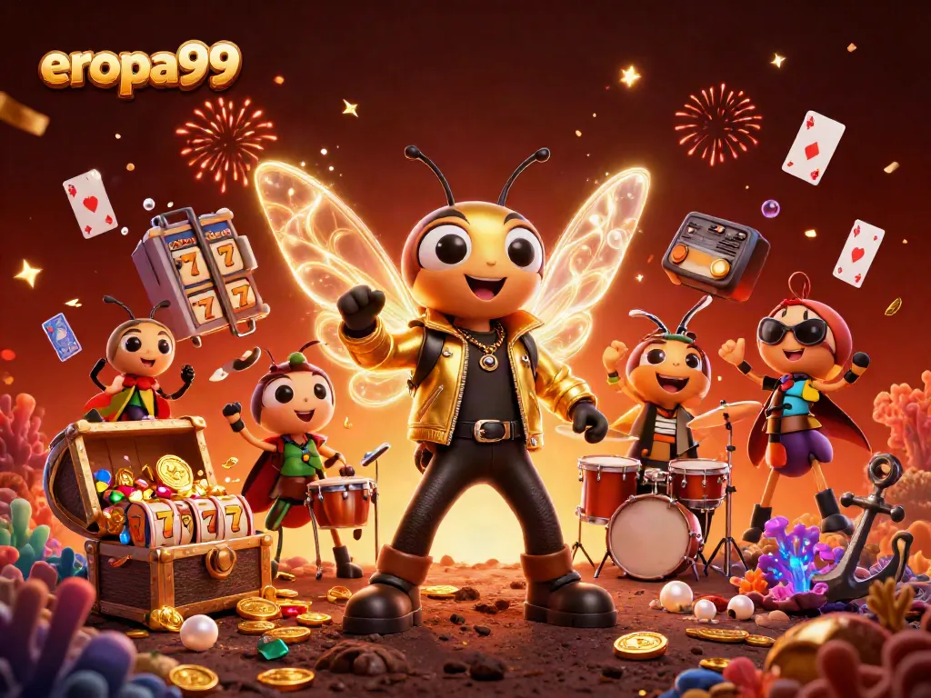 Permainan slot seru bersama Eropa99, cicada rock star tampil memukau di dunia kasino.