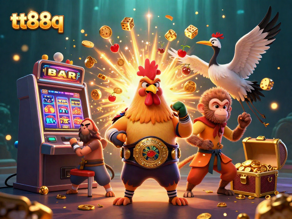 Engage with tt88q's thrilling 3D casino world featuring unique characters and exciting gambling elements.