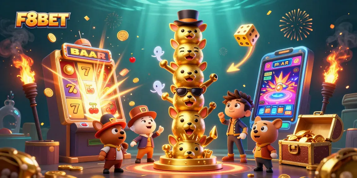 Win big at F8BET with exciting casino games featuring vibrant graphics and dynamic symbols.