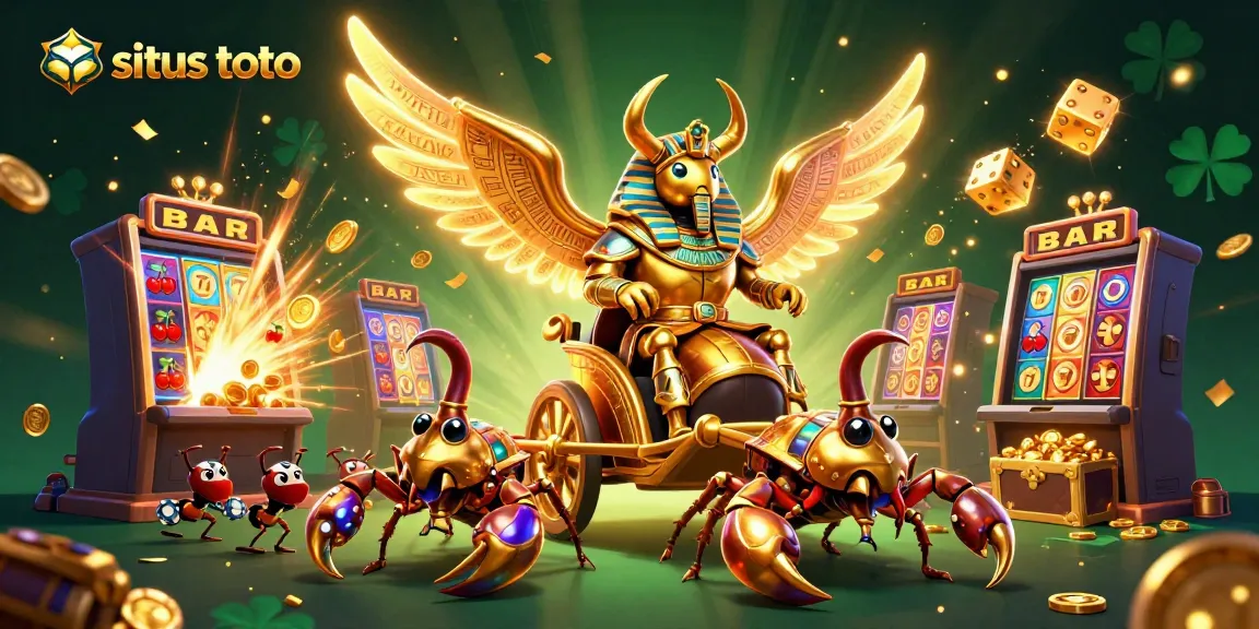 Experience thrilling gameplay at situs toto with a dynamic scene showcasing exciting casino elements and vibrant characters.
