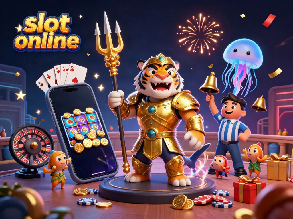 Menangkan permainan slot online dengan smartphone 3D yang penuh warna dan detail menarik