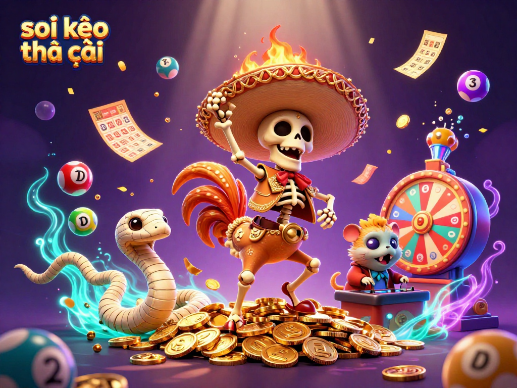 Experience the thrill of soi kèo nhà cái with vibrant characters and dynamic gambling elements.