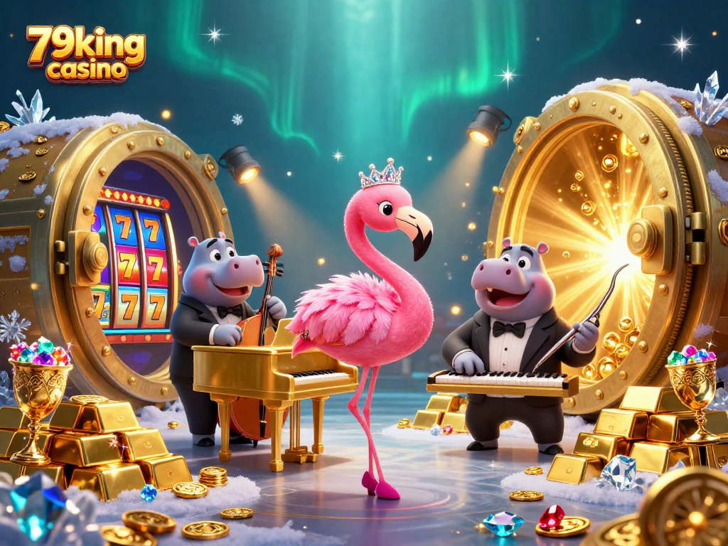 Experience the vibrant atmosphere of 79king casino with lively characters and dazzling game elements.