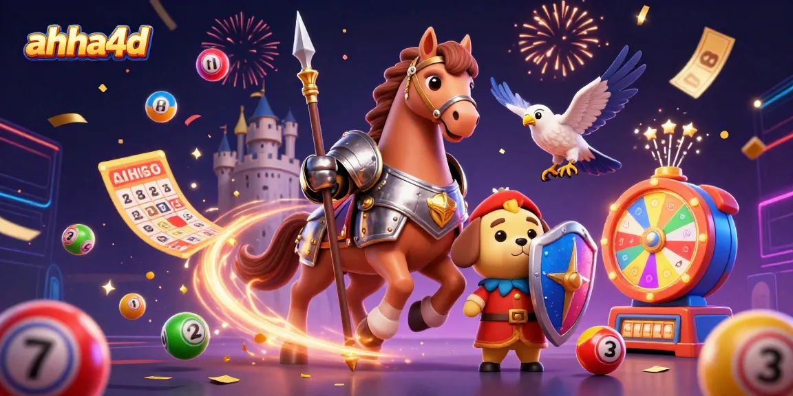 Join ahha4d in an exciting casino-themed adventure with vibrant lottery elements.