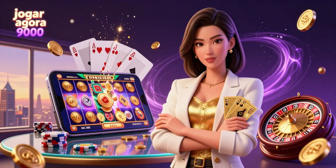 Engage with the vibrant scene of jogar agora 9000 showcasing a glamorous casino experience.